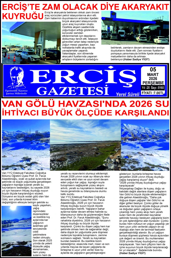 ERCİŞ GAZETESİ