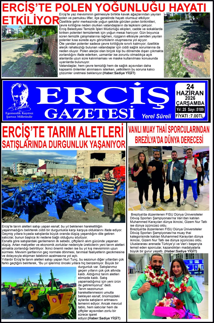 ERCİŞ GAZETESİ