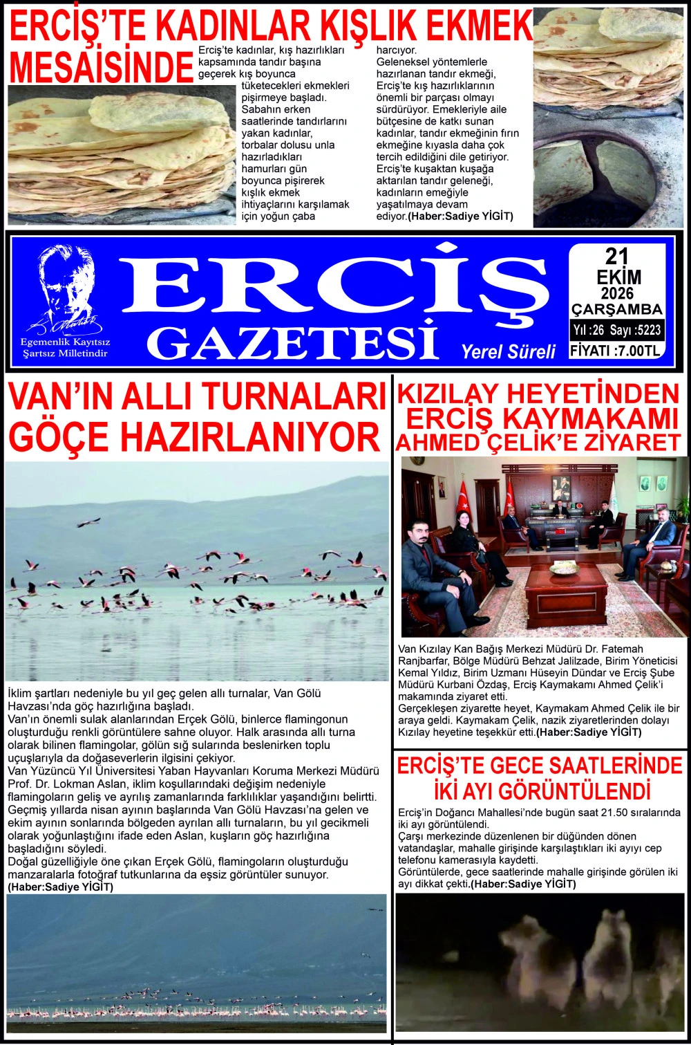 ERCİŞ GAZETESİ