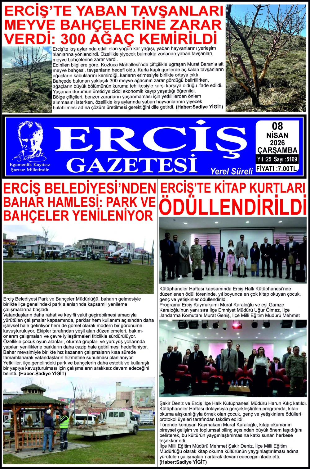 ERCİŞ GAZETESİ