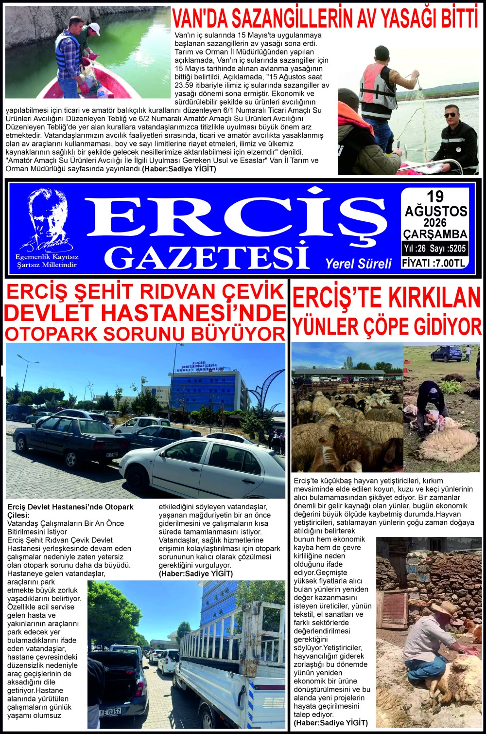 ERCİŞ GAZETESİ