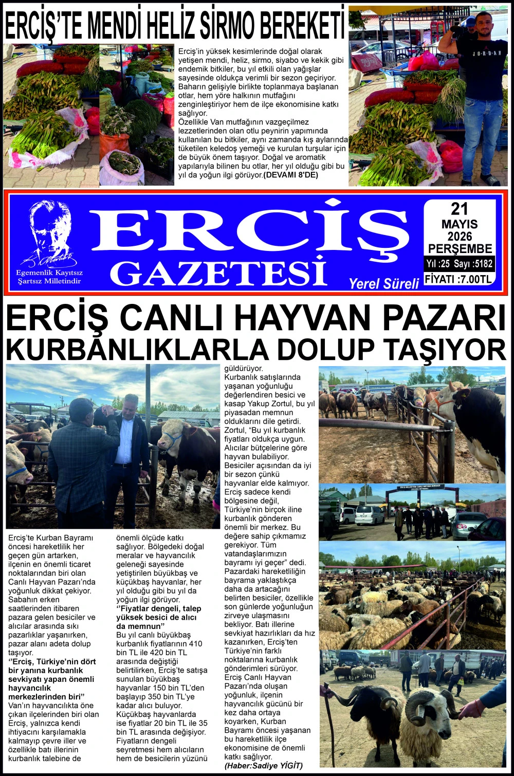 ERCİŞ GAZETESİ