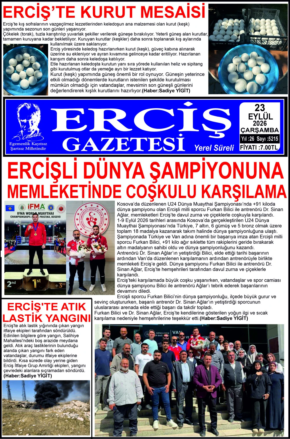 ERCİŞ GAZETESİ