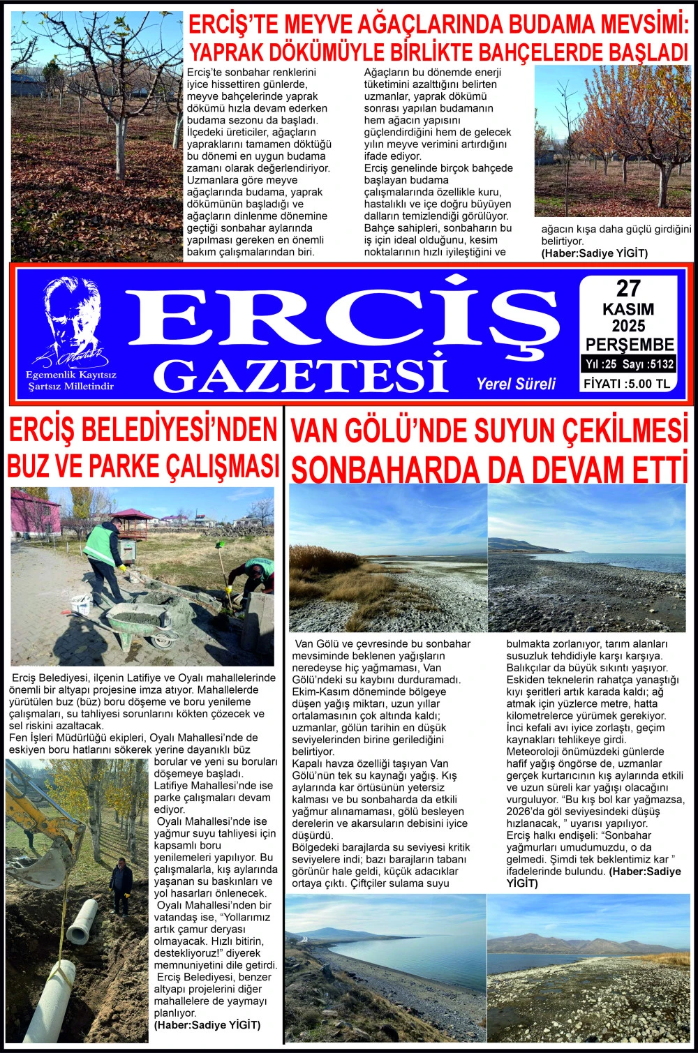 ERCİŞ GAZETESİ
