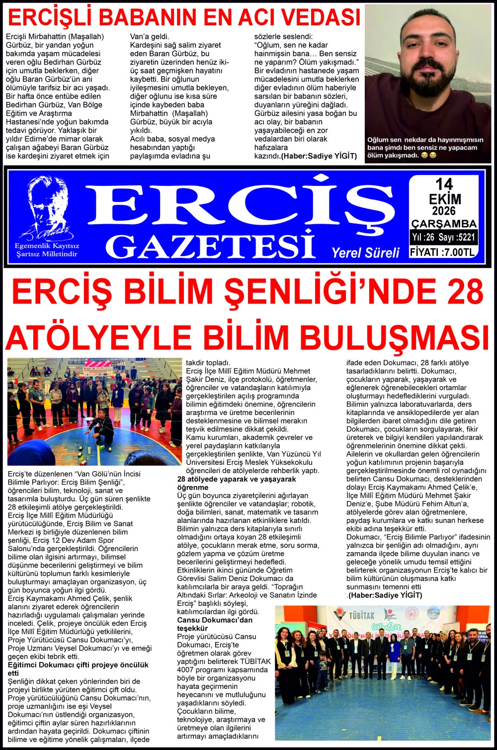 ERCİŞ GAZETESİ