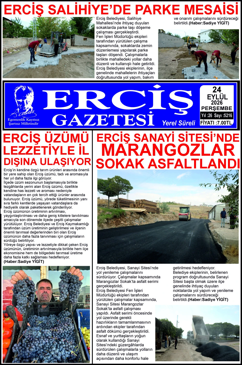 ERCİŞ GAZETESİ