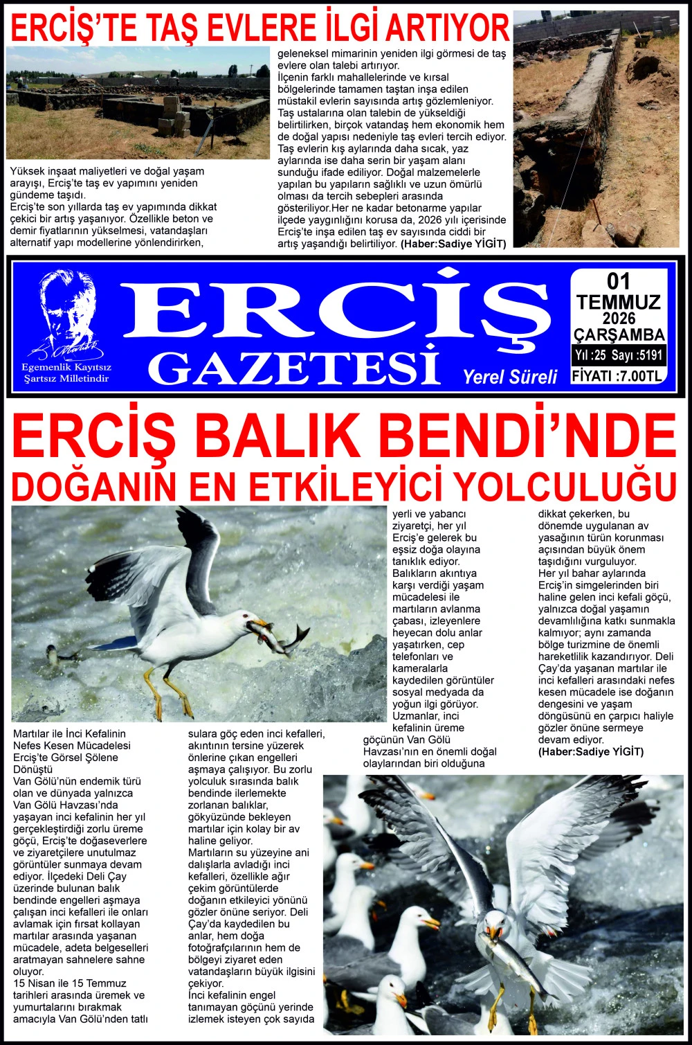 ERCİŞ GAZETESİ
