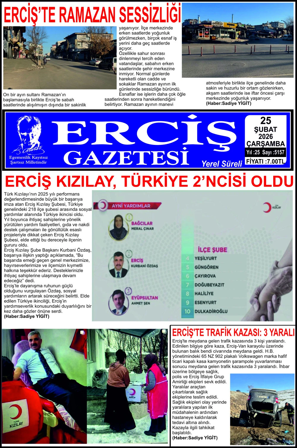 ERCİŞ GAZETESİ