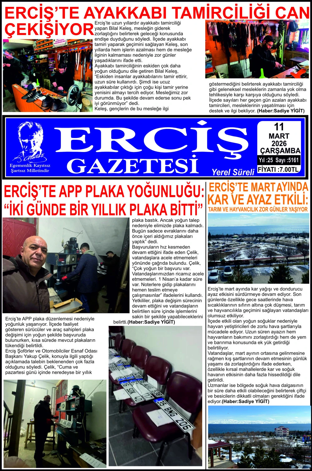 ERCİŞ GAZETESİ