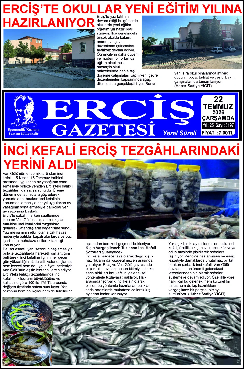 ERCİŞ GAZETESİ