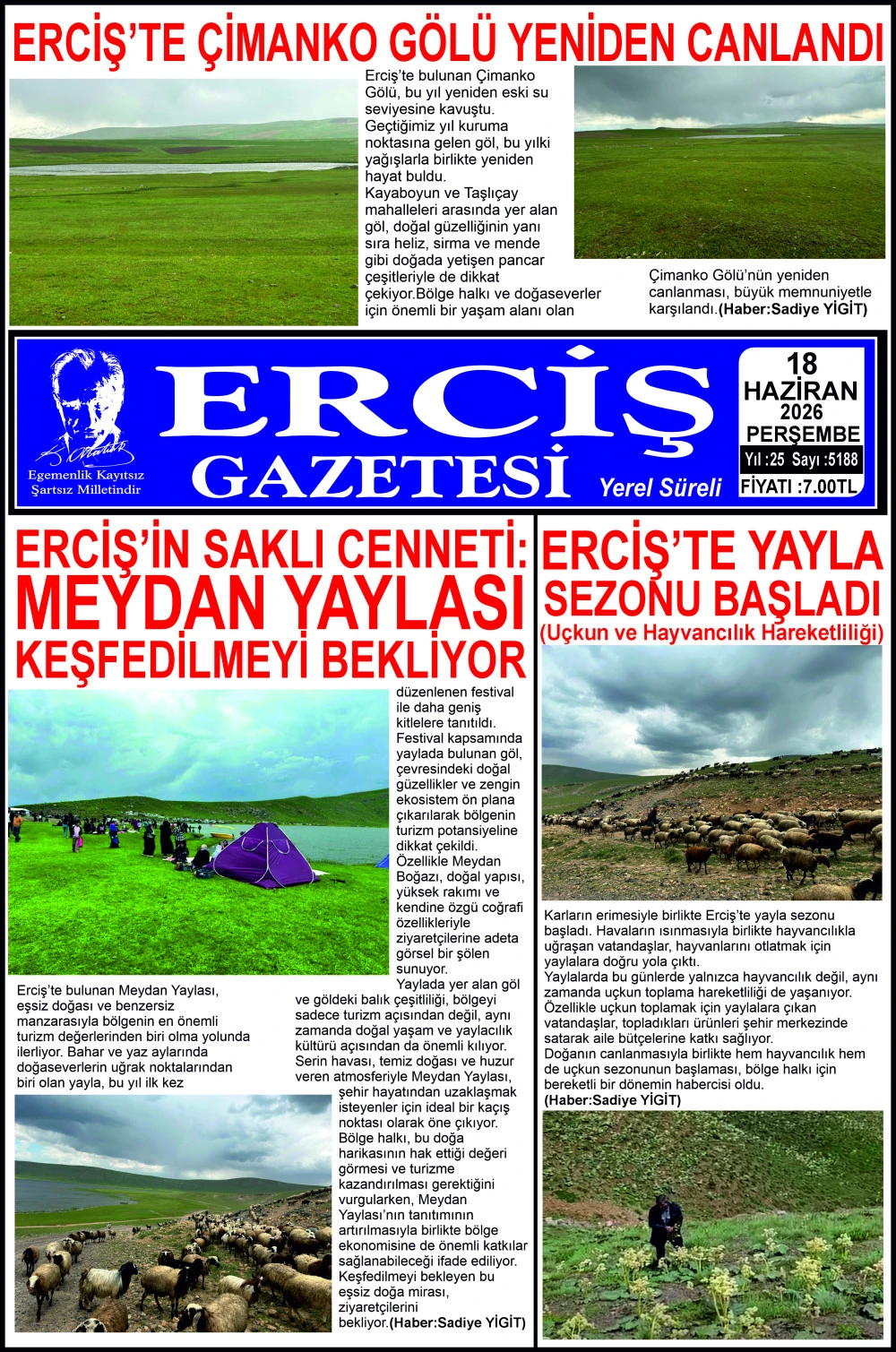 ERCİŞ GAZETESİ