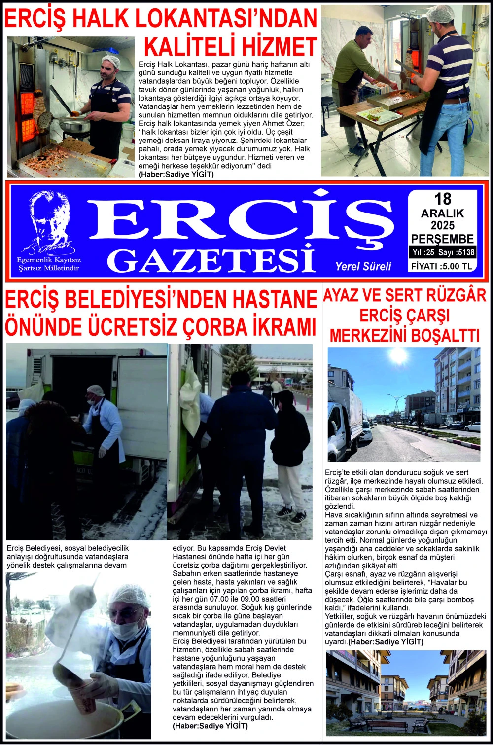 ERCİŞ GAZETESİ