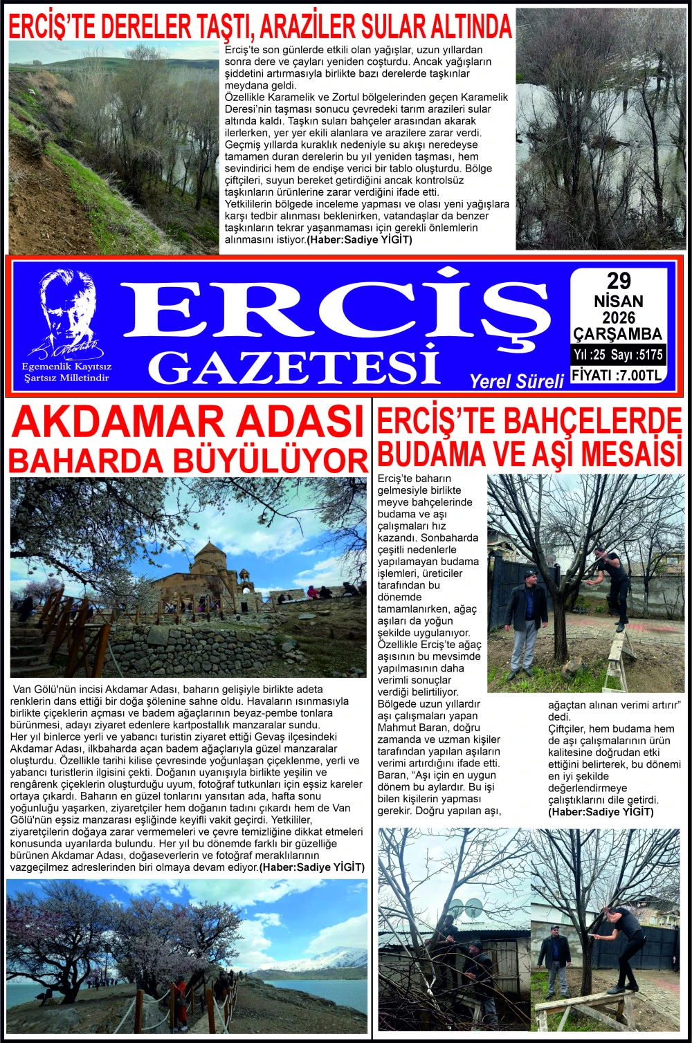 ERCİŞ GAZETESİ