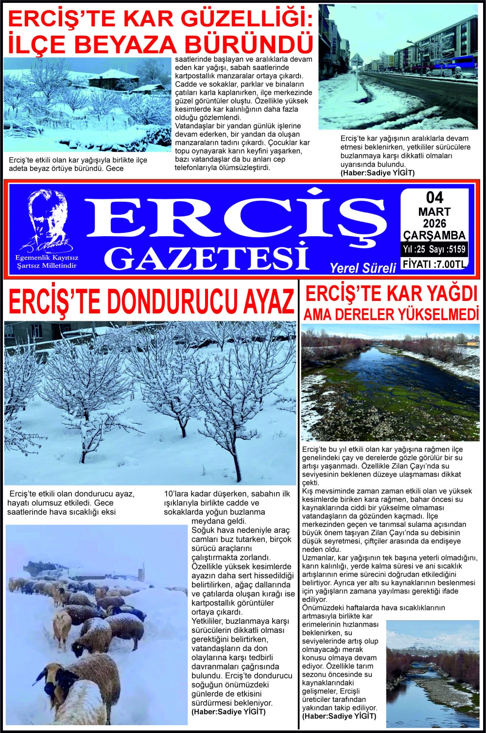 ERCİŞ GAZETESİ