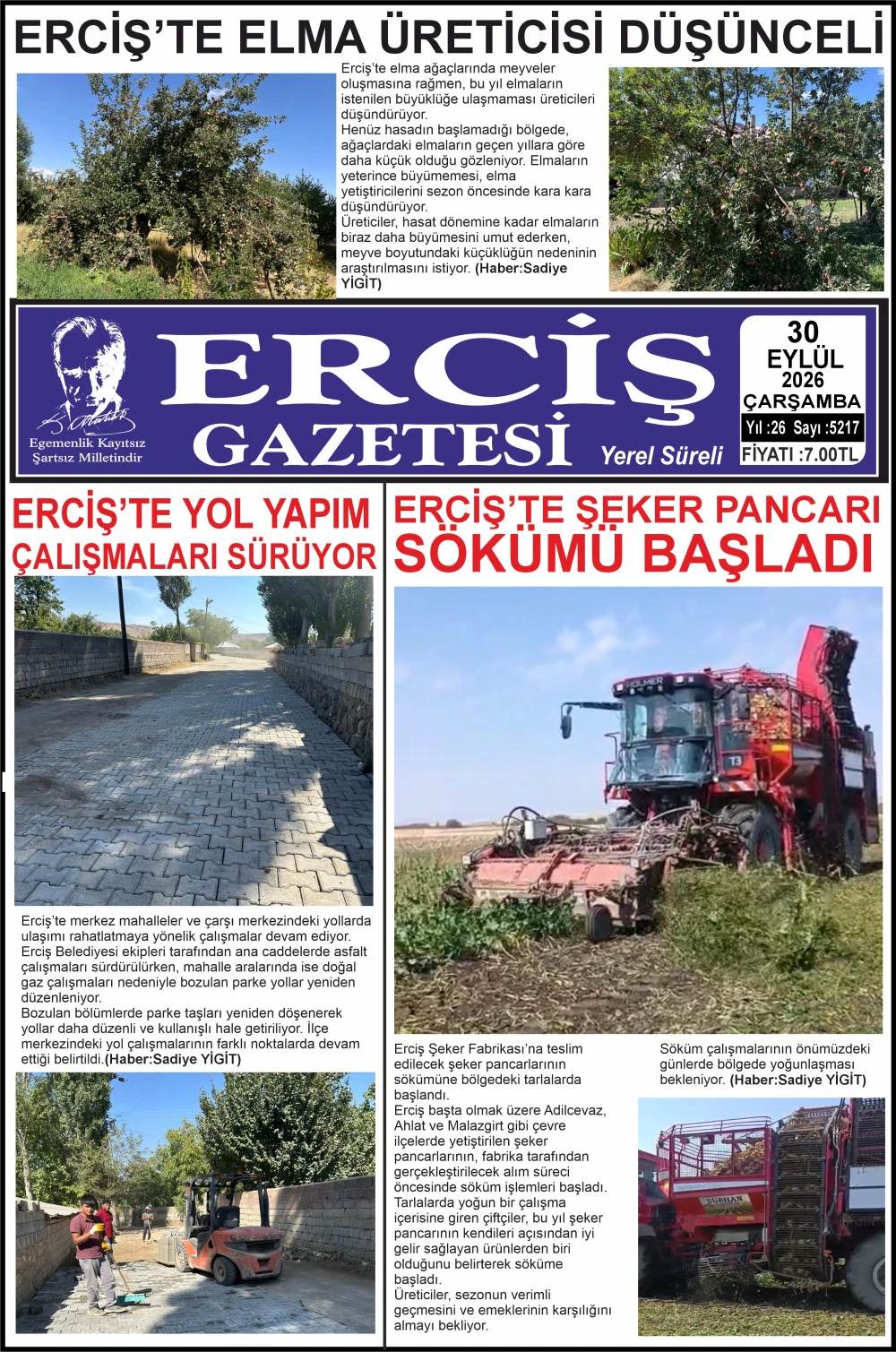 ERCİŞ GAZETESİ