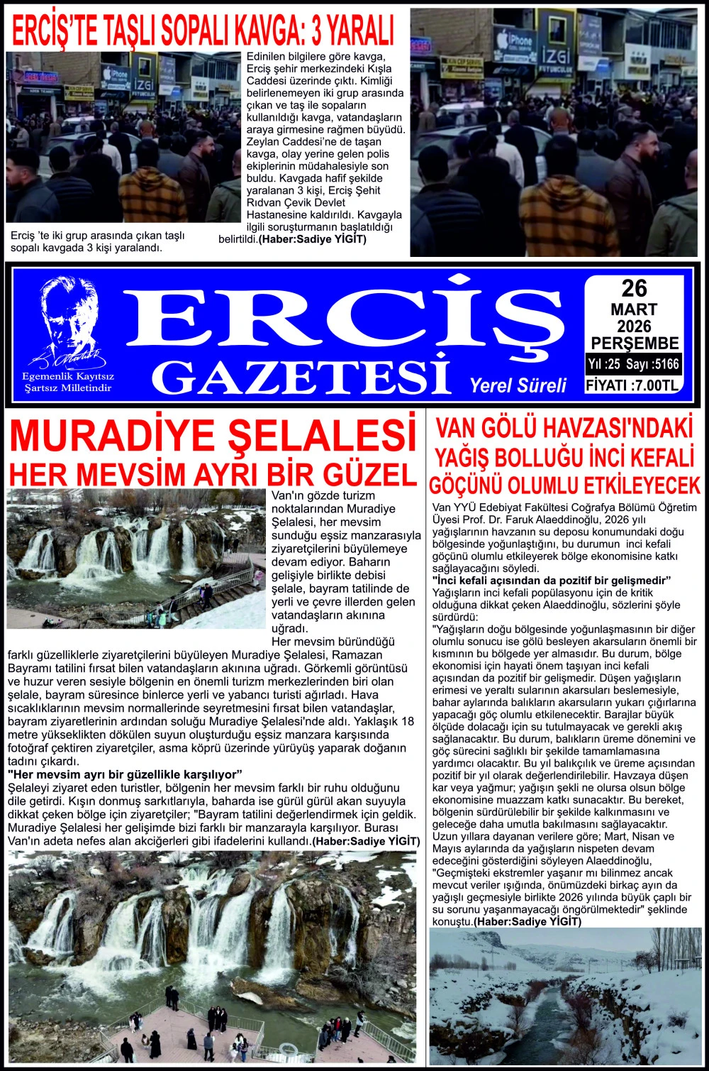 ERCİŞ GAZETESİ