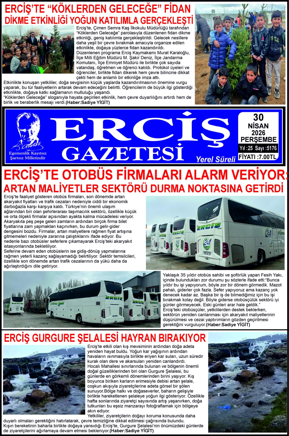 ERCİŞ GAZETESİ