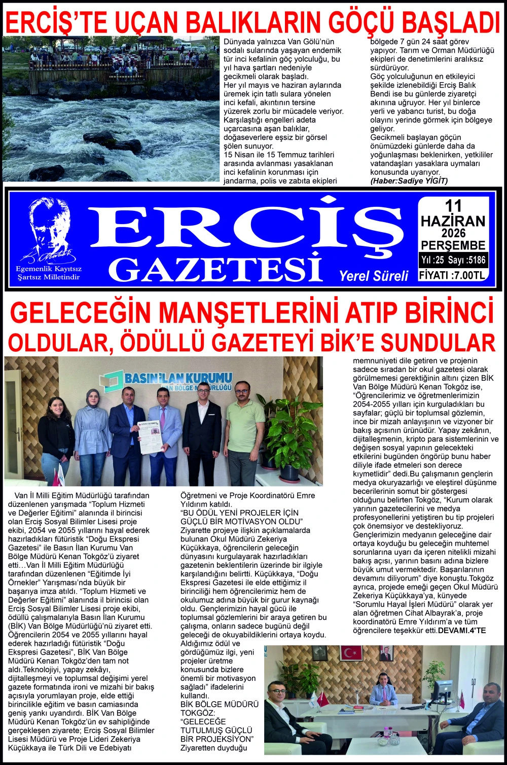 ERCİŞ GAZETESİ