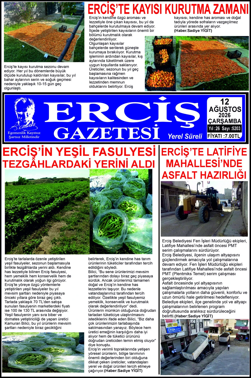 ERCİŞ GAZETESİ