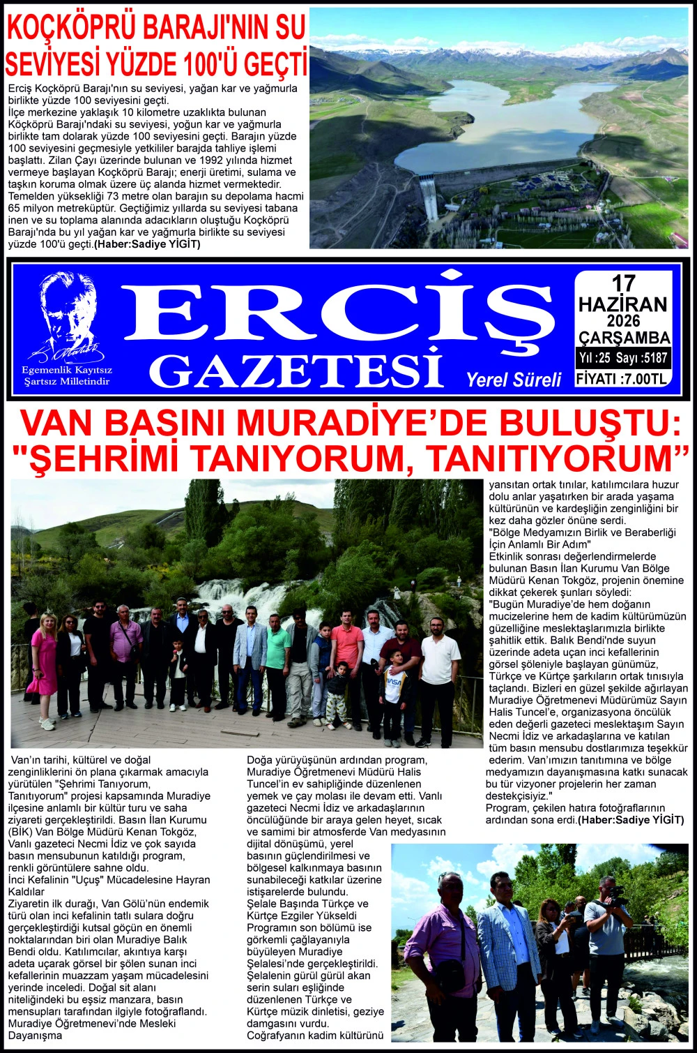 ERCİŞ GAZETESİ