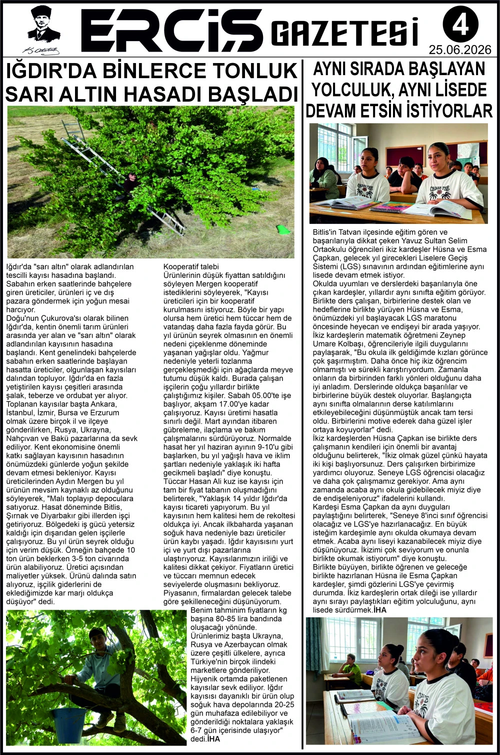 ERCİŞ GAZETESİ