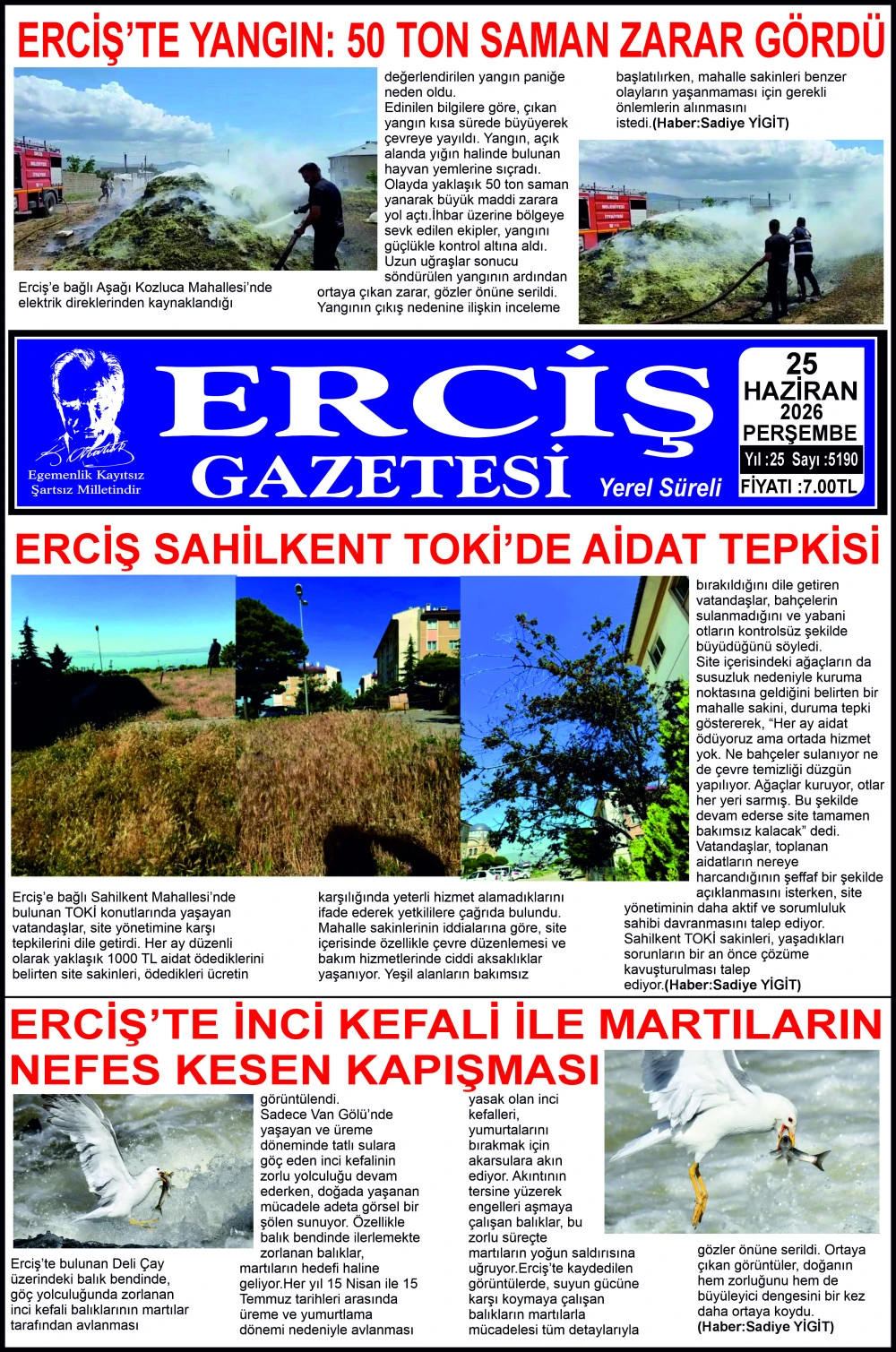 ERCİŞ GAZETESİ