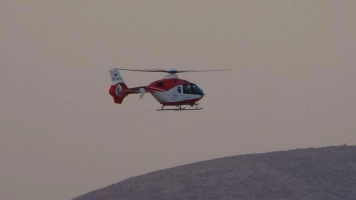470 gramlık bebek helikopter ambulansla Van’a nakledildi
