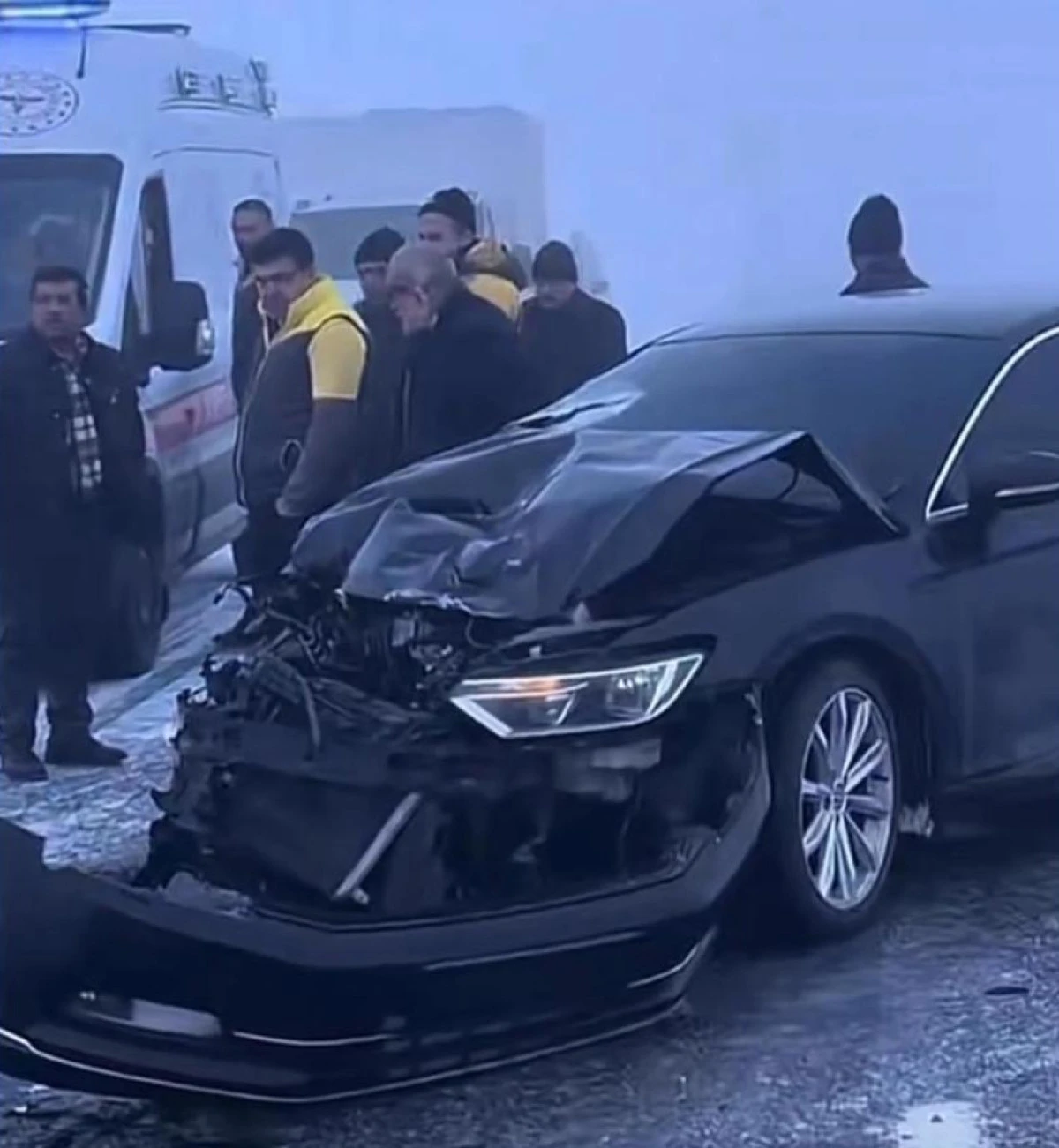 Ağrı'da sis kazaya neden oldu