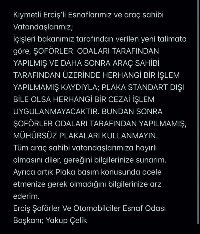 APP Plakalarla İlgili Yeni Karar: Kesilen Cezalar İptal Edildi