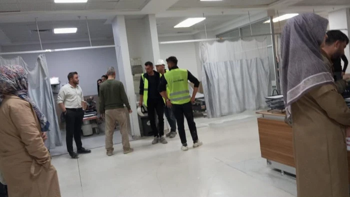 Van'da şehir hastanesi inşaatında iş kazası: 1 işçi yaralandı