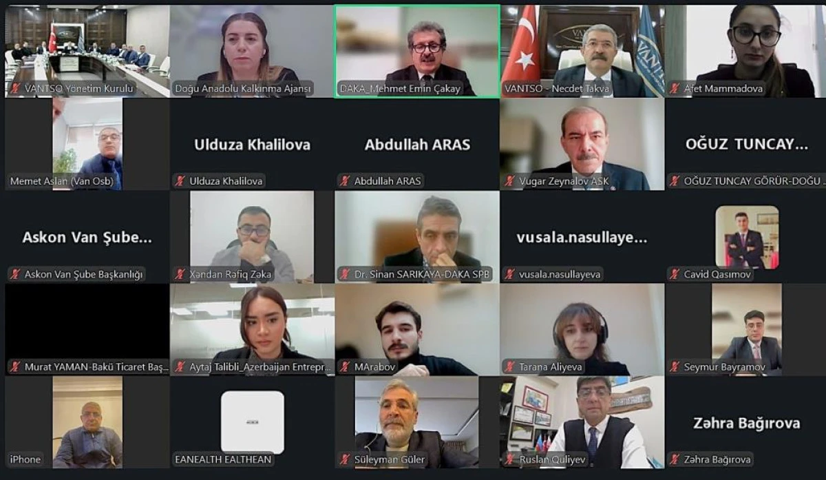 &lsquo;Azerbaycanlı İş İnsanları Toplantısı' yapıldı