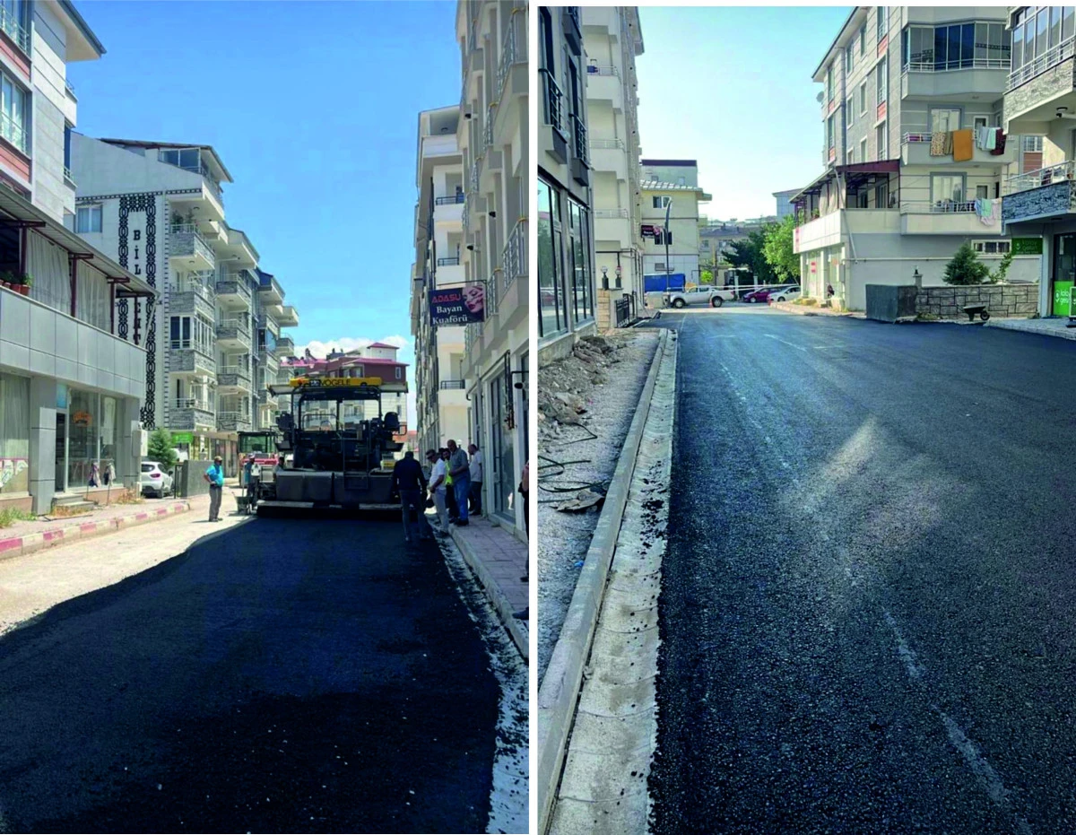 Erciş Belediyesi Asfalt Sezonunu Kendi Şantiyesiyle A&ccedil;tı