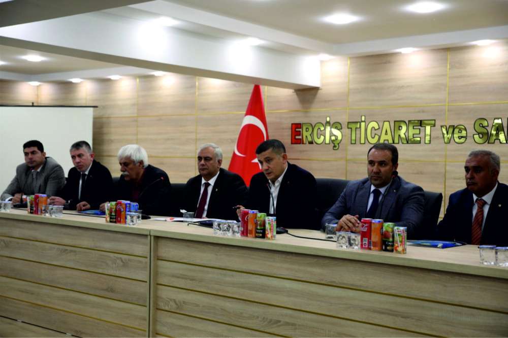ERCİŞ TİCARET VE SANAYİ ODASI YÖNETİMİNİN YAPTIĞI TOPLANTI GÜNDEM OLDU