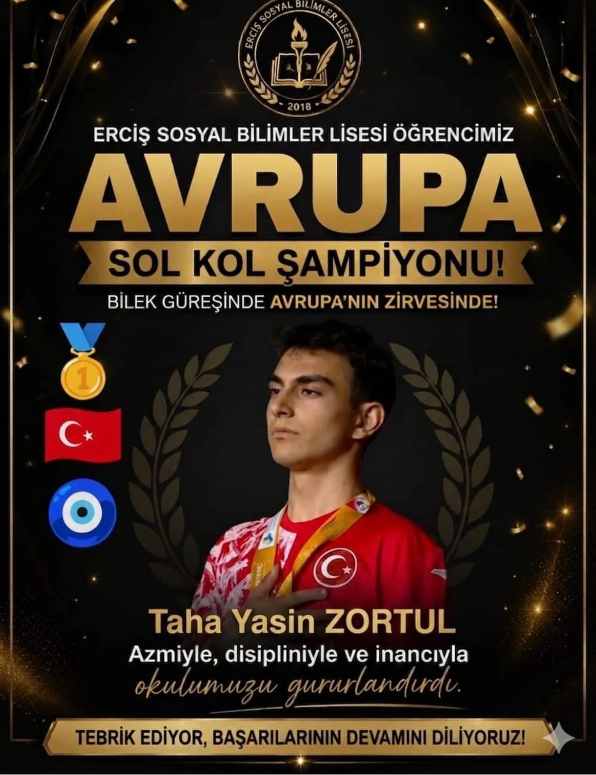 Erciş&rsquo;e Avrupa Şampiyonu Gururu