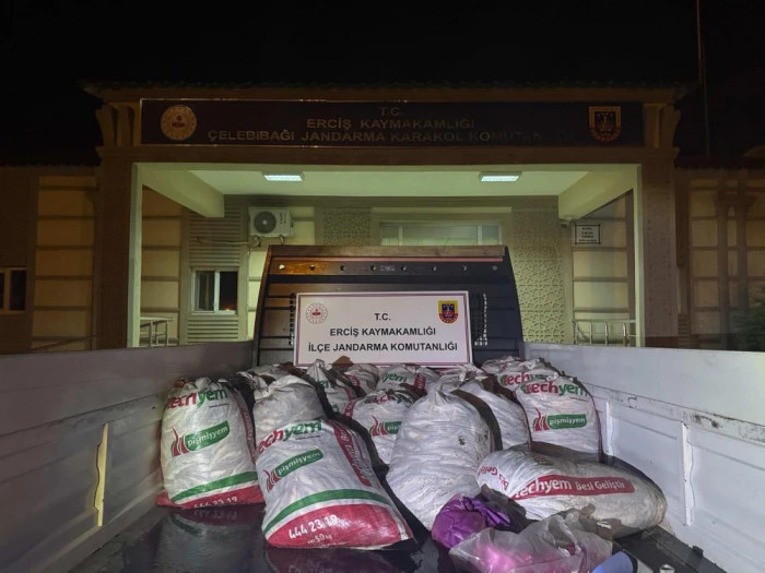 Erciş'te 2 ton kaçak avlanmış balık ele geçirildi