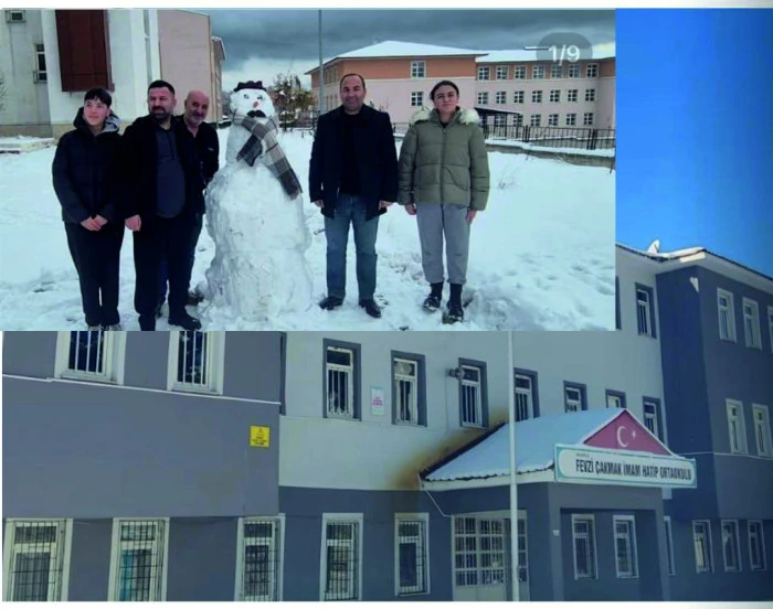 ERCİŞ'TE KAR TATİLİ