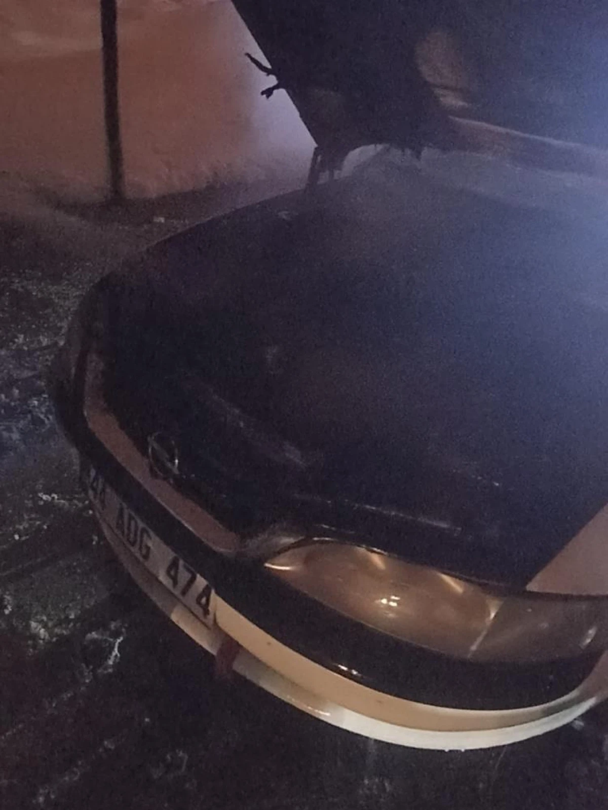  Erciş'te seyir halindeki otomobilde yangın