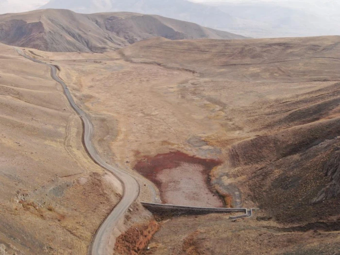 Erek Dağı'nın doğusundaki Antik Urartu Barajı kurudu