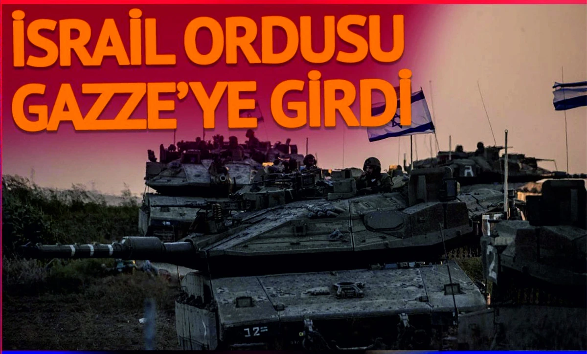 Gazze'ye tanklar girdi
