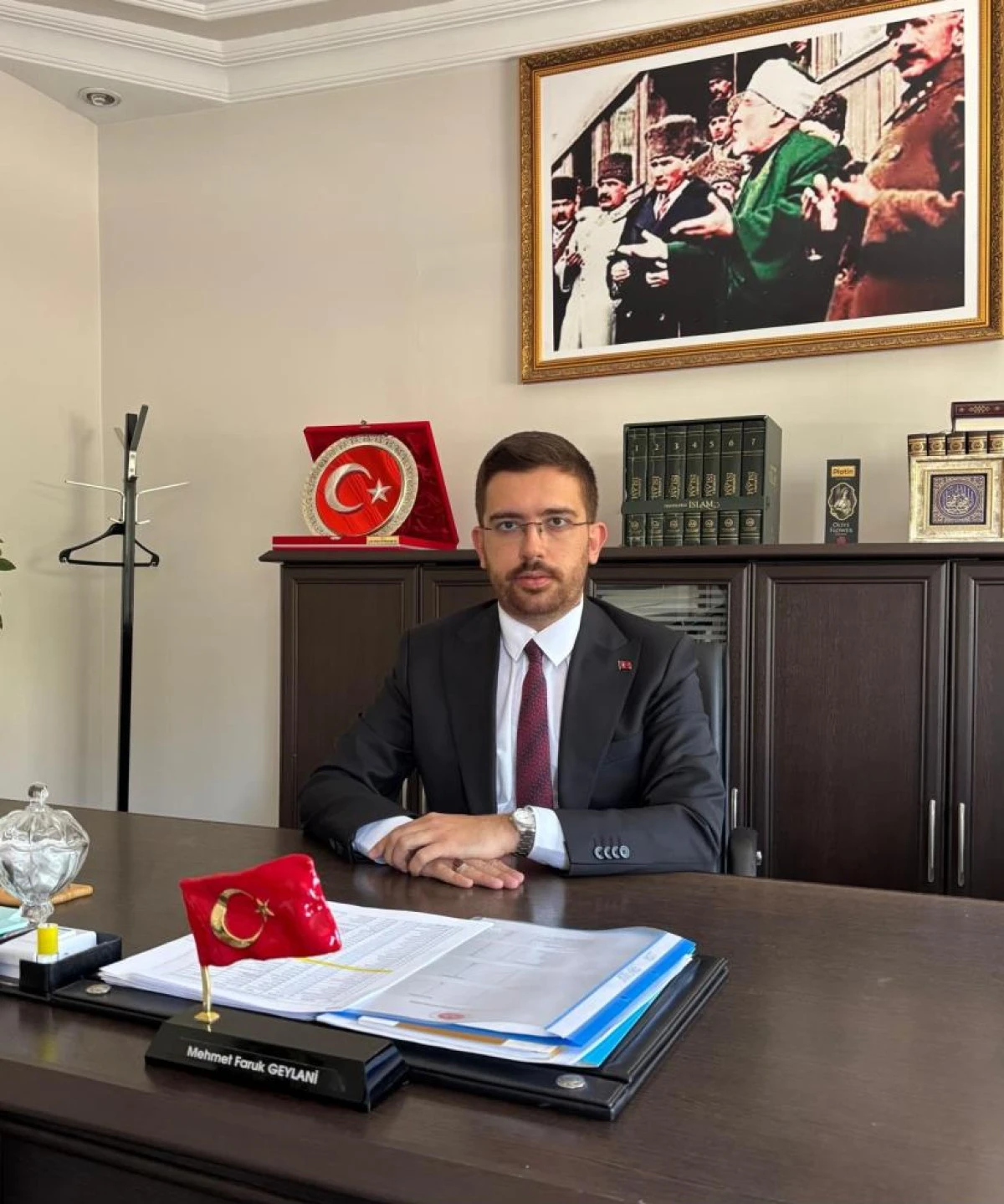 Gevaş M&uuml;ft&uuml;l&uuml;ğ&uuml;&rsquo;ne atanan Mehmet Faruk Geylani g&ouml;revine başladı