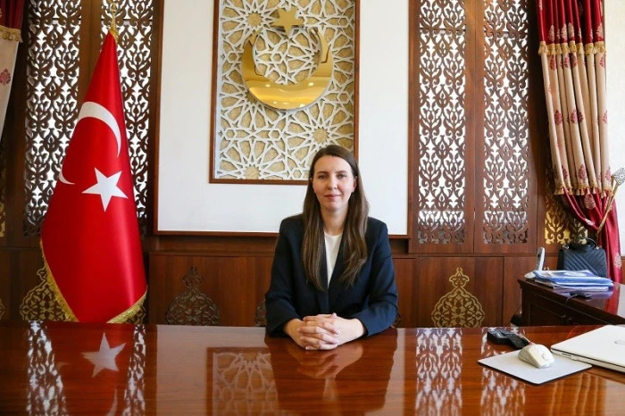 G&uuml;rpınar&rsquo;ın ilk kadın kaymakamı g&ouml;reve başladı