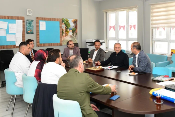İl Milli Eğitim M&uuml;d&uuml;r&uuml; &Ccedil;andıroğlu'ndan &Ccedil;atak'a ziyaret