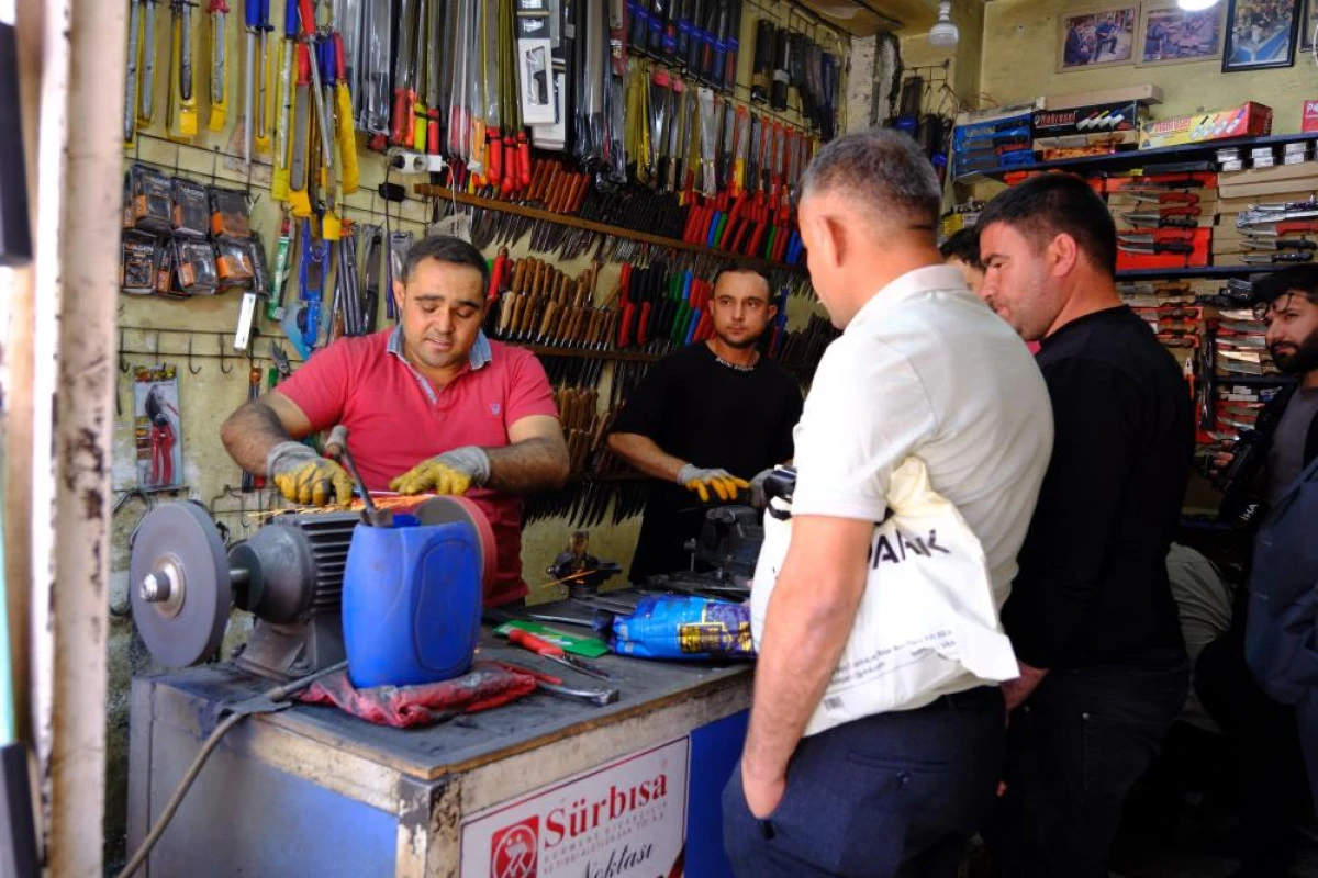Kurban Bayramı öncesi bıçakçılarda yoğunluk arttı