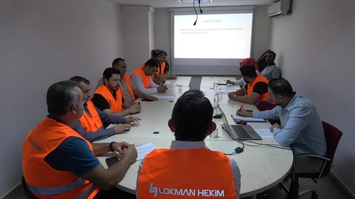 Lokman Hekim Van Hastanesinde ger&ccedil;eği aratmayan yangın tatbikatı