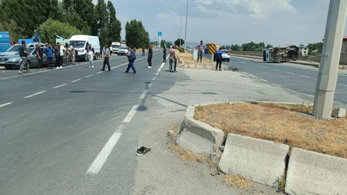 Minibüsün çarptığı 14 yaşındaki bisikletli çocuk hayatını kaybetti