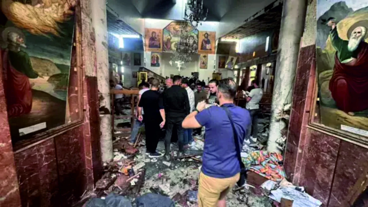 Şam'da kiliseye bombalı saldırı