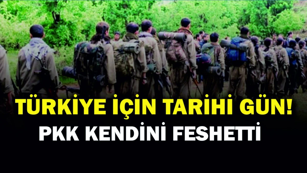 Tarihi gün! PKK kendini feshetti