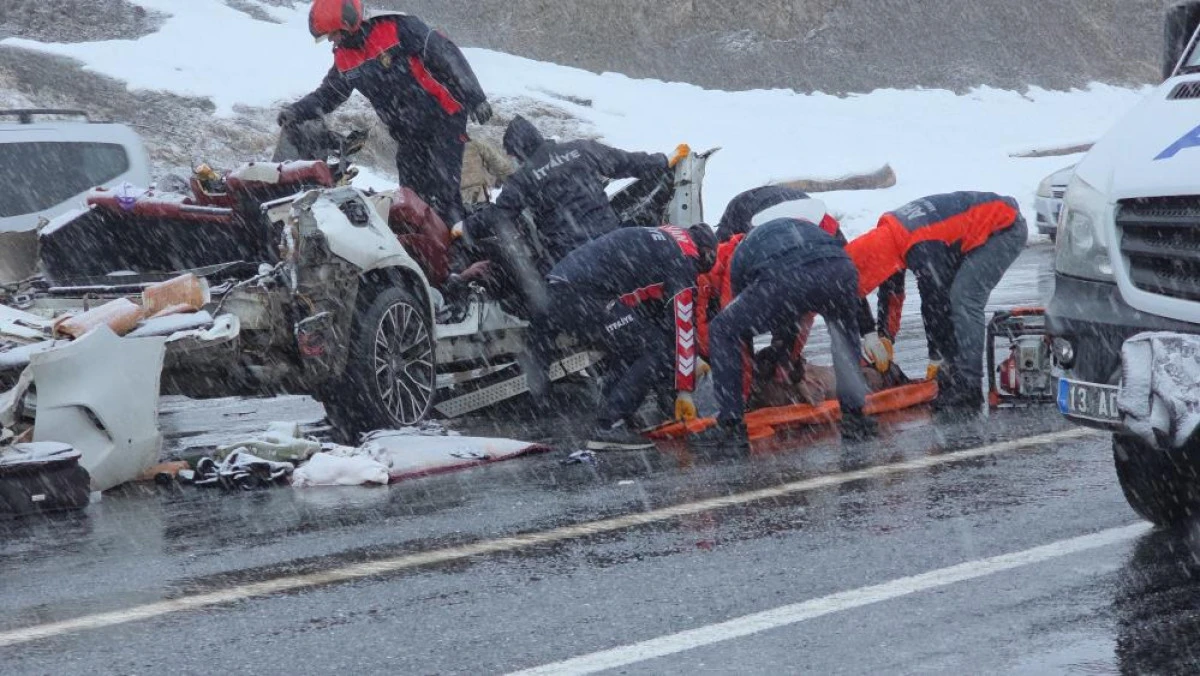 Tatvan'daki feci kazada karı koca hayatını kaybetti