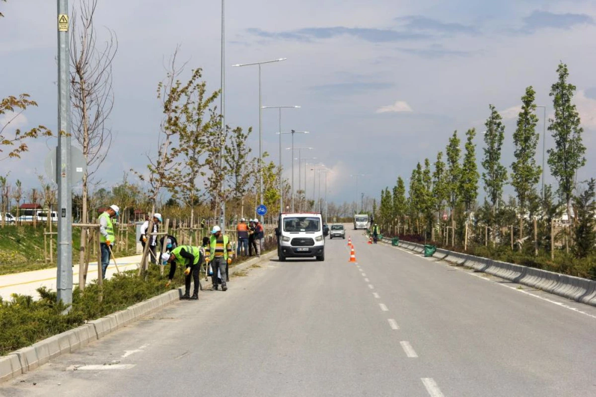 Van Büyükşehir Belediyesinden sahil yolunda çalışma