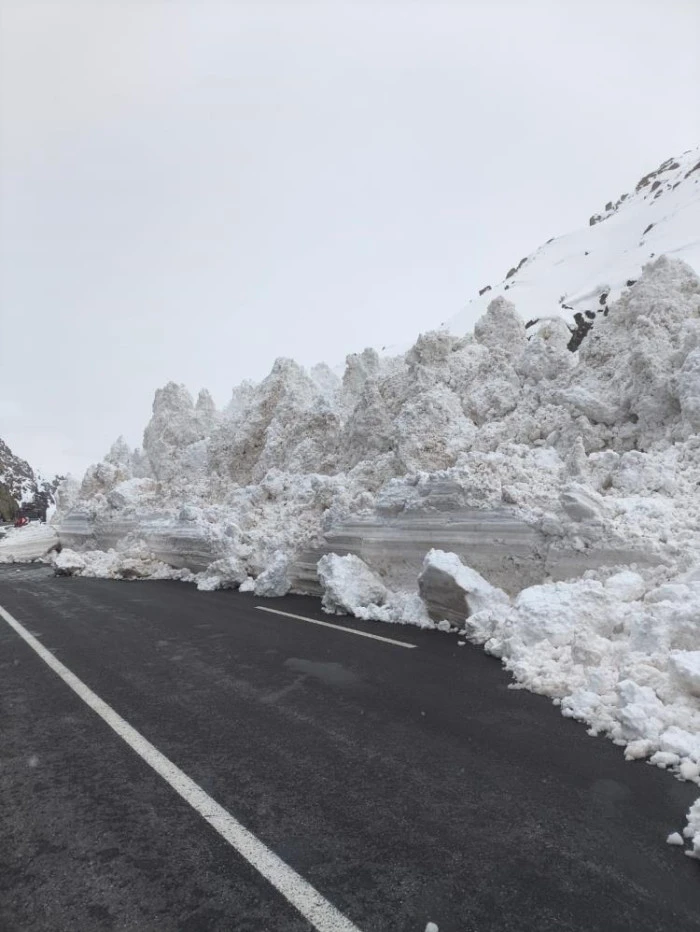 Van-Hakkari karayoluna &ccedil;ığ d&uuml;şt&uuml;
